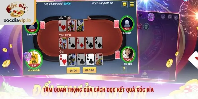 Tầm quan trọng của cách đọc kết quả xóc đĩa 