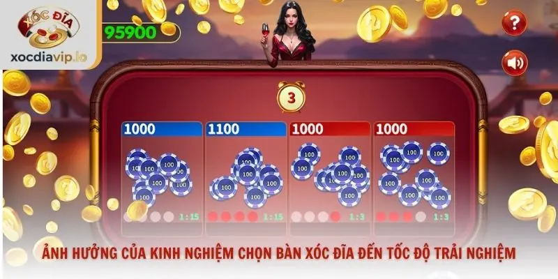 Ảnh hưởng của kinh nghiệm chọn bàn xóc đĩa đến tốc độ trải nghiệm