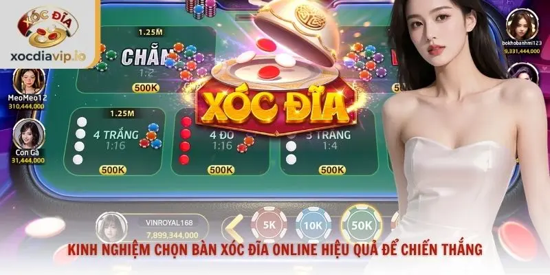 Kinh nghiệm chọn bàn xóc đĩa online