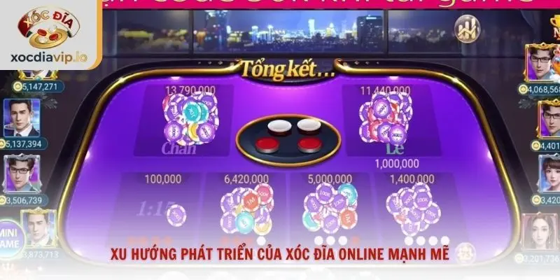 Xu hướng phát triển của xóc đĩa online mạnh mẽ